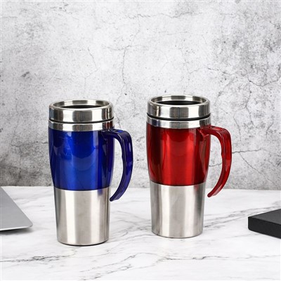Mwg Plastig 15 Oz gyda handlen